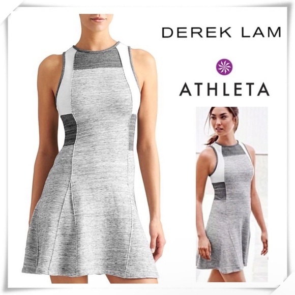 Derek Lam 10C ATHLETA Downtown Colorblock Sleeveless Dress Size S - Picture 1 of 9